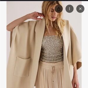 Free People All I Need Cozy Hooded Duster